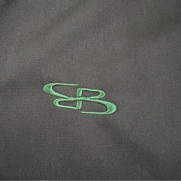 Boombah Zip Softball Cage Jacket Large Black Green - Picture 6 of 14